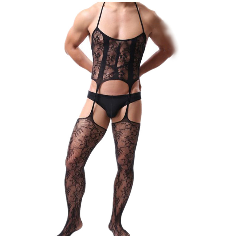 men bodystocking, full body fi - Fishnet Stocking Women ulasan dan harga