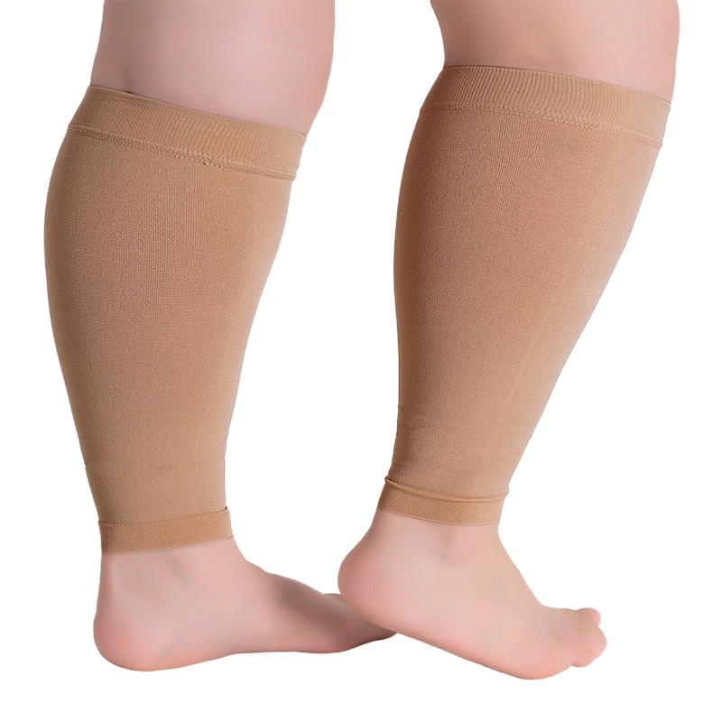 1 Pair Fitness Running Compres - Compression Sleeve Calf ulasan dan harga