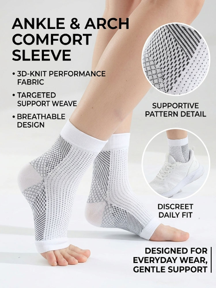 Solid White Calf Sleeves Elast - Compression Sleeve Calf ulasan dan harga