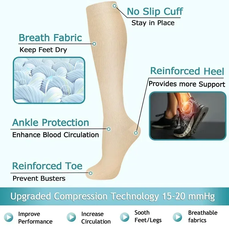 1 Pair Women's & Men's Compres - Compression Sleeve Calf ulasan dan harga