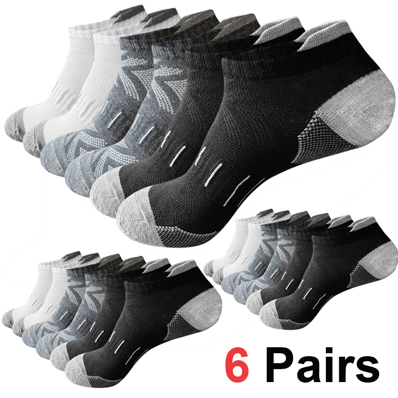 6Pairs Low Cut Cushioned Athle - Athletic Sock Cushion ulasan dan harga