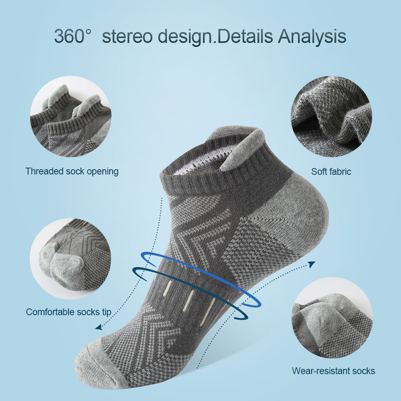 6Pairs Low Cut Cushioned Athle - Athletic Sock Cushion ulasan dan harga